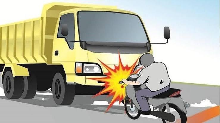 Diduga Gagal Menyalip di Jalan Siak II Pekanbaru, Truk Hantam Sepeda Motor hingga Pengendara Tewas