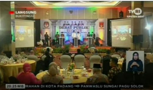 Waspadai Klaster Baru, Debat Kedua Cakada Bukittinggi 2020 Tetap Terapkan Standar Protokol Kesehatan Covid -19
