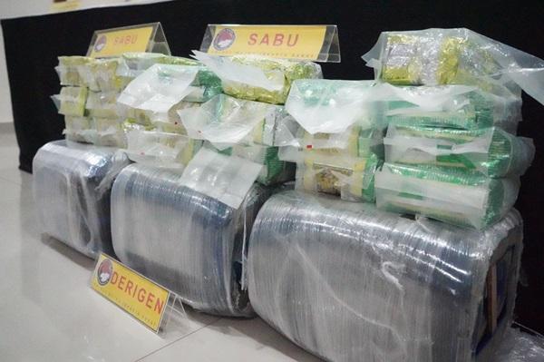 WartaPKU Barang bukti 30kg sabu. (Ist)