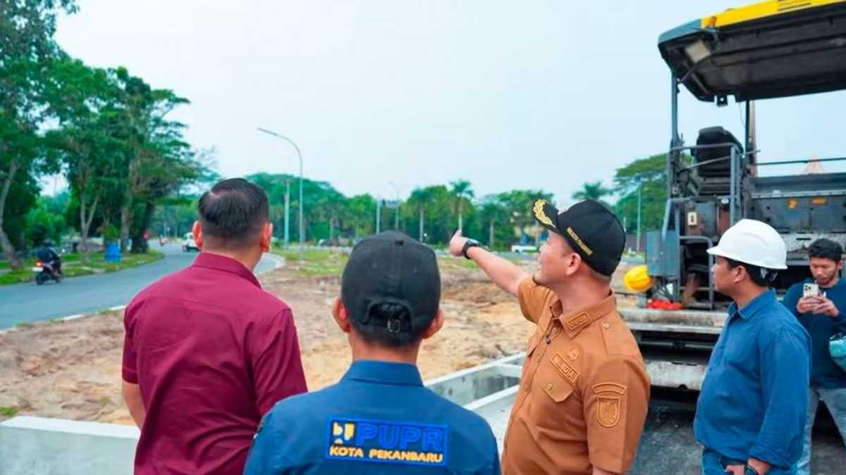 Telan Dana Rp5 Miliar Tanpa APBD, Tugu Simpang Sebidang Pekanbaru Mulai Dibangun Desember