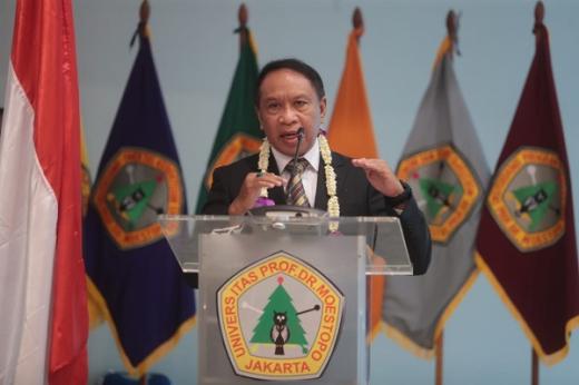 Menpora Amali Berharap Prof Paiman Bawa Universitas Prof Dr Moestopo Jadi Kampus Swasta Kelas Dunia
