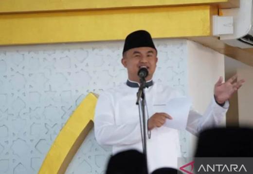 Pengerjaannya Terus Dikebut, Bupati Dharmasraya Targetkan Sholat Idul Adha Digelar di Masjid Agung