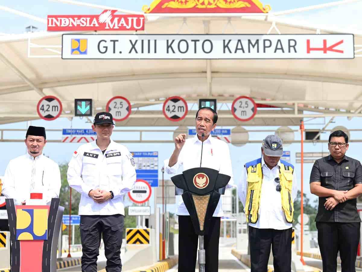 Presiden Jokowi Resmikan Tol Pekanbaru - Padang Seksi Bangkinang - XIII Koto Kampar
