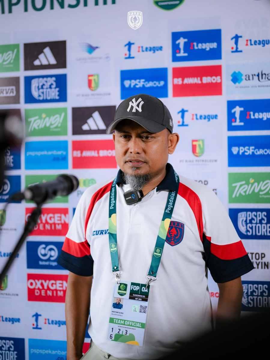 PSPS Pekanbaru Pasang Kuda-Kuda Hadapi Adhyaksa FC Bekasi, Ahyar Ilyas Ingatkan Pemain Jaga Fokus